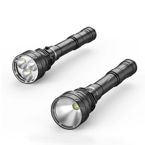LO-133 鋁合金可拆卸延長電池管潛水手電筒