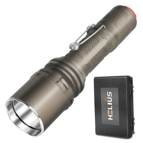 Heheio rc-450 1500 argens ቅንጥብ ራስን መከላከል እንደገና ሊሞሉ የማይችሉ የታሪካዊ መብራት